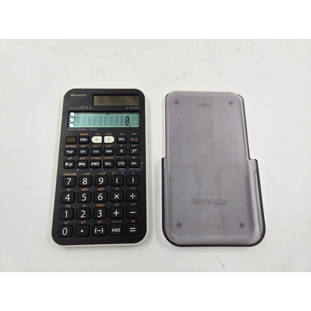 Sharp EL-510RN Advanced D.A.L. Scientific Calculator with Cover